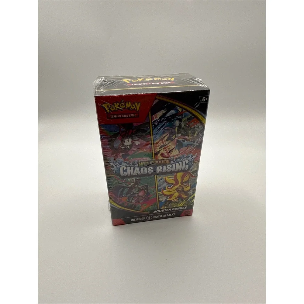 Pokemon TCG Mega Evolution Chaos Rising Booster Bundle 6 Packs Sealed 2026